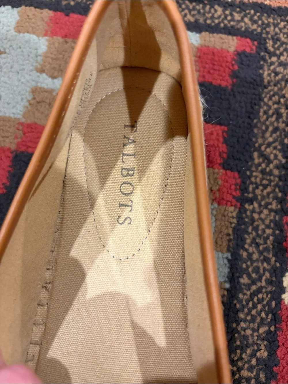 Women’s Talbots espadrille woven flats.